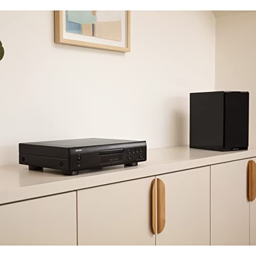 Denon DCD-900NE CD Player (2022 Model) with Advanced AL32 Processing Plus & Integrated USB Port, Supports Hi-Res Formats - CD, CD-R/RW, MP3, DSD & More, Vibration-Resistant Design (Renewed) 7