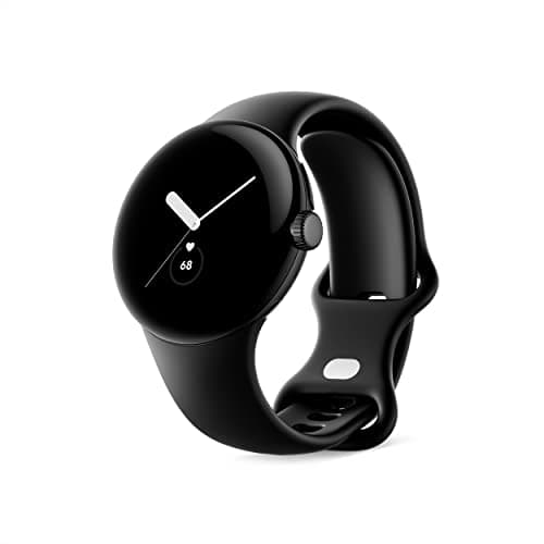 Google Pixel Watch 1st Gen (Previous Model) - Android Smartwatch with Fitbit Activity Tracking - Heart Rate Tracking Watch - Matte Black Stainless Steel case with Obsidian Active band - WiFi