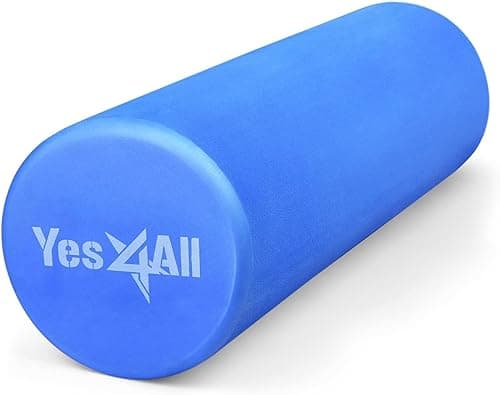 Yes4All EVA Firm Foam Roller for Back - Round Roller for Exercise, Yoga & Pilates 12/18/24/36 inch