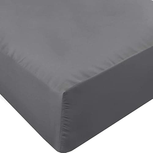 Utopia Bedding RV Short Queen Fitted Sheet - Bottom Sheet - Deep Pocket - Soft Microfiber -Shrinkage and Fade Resistant-Easy Care -1 Fitted Sheet Only (Grey)