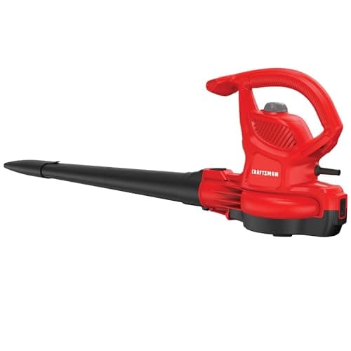 CRAFTSMAN Leaf Blower, Leaf Vacuum and Mulcher, 3-in-1 Backpack Blower, Up to 230 MPH, 12 Amp, Corded Electric (CMEBL700) 12