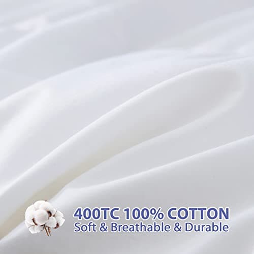 ABENE Mattress Topper for Back Pain Relief, Extra Thick Mattress Pad Pillowtop, Soft Mattress Protector Cover with 8"-21" Deep Pocket (Pure White, Queen, Feather Down) 6