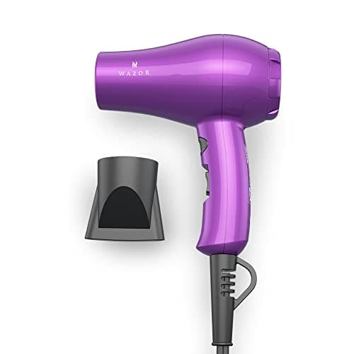 Mini Lightweight Hair Dryer for Pour Painting & RV Compact Travel Blow Dryer for Kids 1000W Ionic Dryer with Concentrator, Cool Shot Button 7