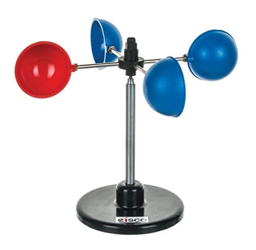 Eisco - Small Anemometer for Measuring Wind Speed Durable Weather-Resistant Design for Outdoor and Educational Use
