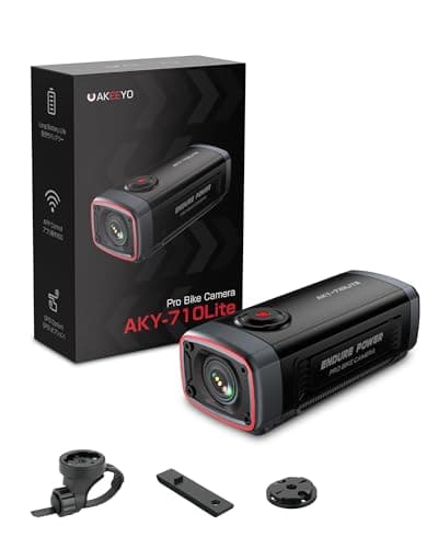 AKEEYO AKY-710Lite 2K30FPS WiFi Action Camera with Ultra HD,Motorcycle Camera/Bike Camera IP66 Waterproof with Loop & Emergency Recording, Parking Monitor,Rechargeable,7.5 Hours Extended Battery