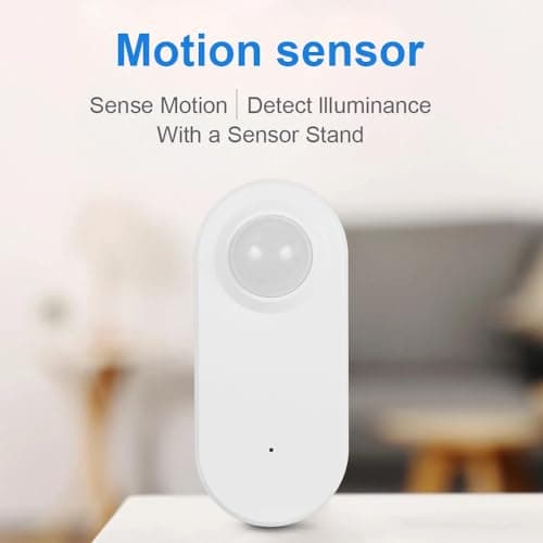 Haozee Smart Motion Sensor,Zigbee PIR Motion Sensor with Illuminance Value,High Sensitivity,Real-time Detection,Zigbee Hub Required,Support Home Assistant,Zigbee2MQTT 7