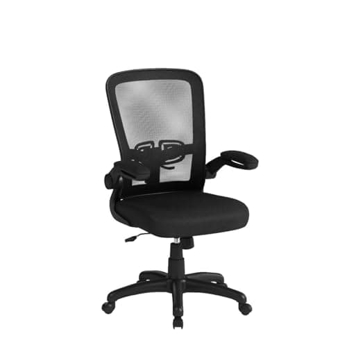 Ergonomic Desk Task Chair Clearance with Adjustable Height, Lumbar Support, High Back Mesh Computer Executive Chair with Flip up Armrests for Home Office - 300lb 5