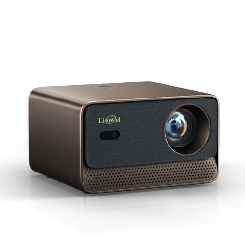 Lisowod Projector, Mini-Projector: Lisowod Portable Smart Outdoor Projector, 1080P for Outdoor Use