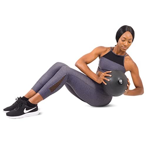 ProsourceFit Slam Medicine Ball, Classic Dead Weight Balls for Strength and Conditioning Exercises, Cardio and Core Workouts, 10lb, Black 5