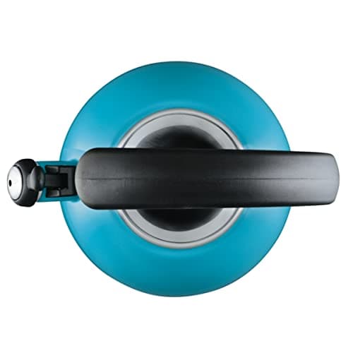 Circulon Enamel on Steel Whistling Teakettle/Teapot With Flip-Up Spout, 2 Quart - Turquoise Blue 8