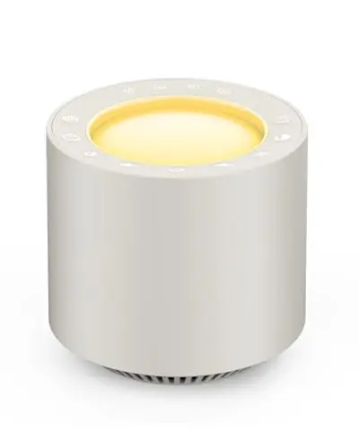 PureNurt White Noise Machine: Red Light Therapy Sleep Sound Machine with 38 Soothing Sounds & Calming Womb Soother Shusher, Memory Function, Dimmable Nursery Night Light with Timer for Baby Adult Gift