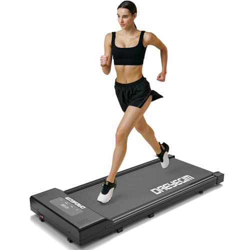 Walking Pad Under Desk Treadmill for Home Office With Remote Control, Portable in LED Display