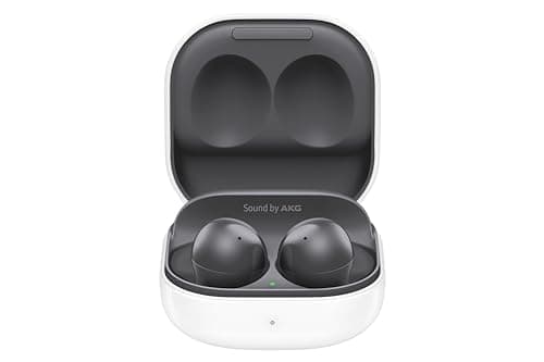 SAMSUNG Galaxy Buds 2 True Wireless Bluetooth Earbuds, Noise Cancelling, Comfort Fit In Ear, Auto Switch Audio, Long Battery Life, Touch Control, Graphite [US Version, 1Yr Manufacturer Warranty]