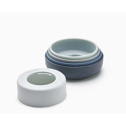 Joseph Joseph PrecisionPin - Rolling Pin with adjustable pastry thickness, Baking and dough rollers, Beech Wood, Pastel Blue 6