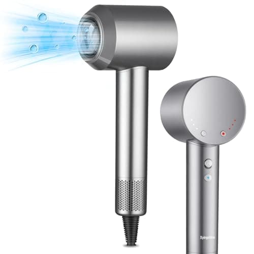 Xyingshine Hair Dryer,130000 RPM High Speed Brushless Motor Negative Ionic Blow Dryer for Fast Drying,Low Noise, 4 Temps & 2 Speeds, Quiet Hair Dryer for Women 8