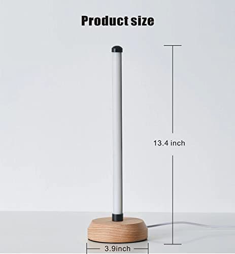 Bedside Table Lamp for Bedroom , 3-Color Temperature Lamp,Bedroom Bedside Night Light, Dimmable Led Lighting, Small Table Lamps for Living Room OfficeCreative Home Decor, Unique House warmging Gif 5