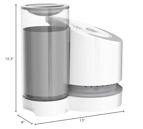 Vornado EV100 Evaporative Whole Room Humidifier with SimpleTank, Easy-Fill, 1 Gallon Capacity, 2 Speeds, Electronic Humidistat, Antimicrobial Treated Wick, Perfect for Home, Bedroom, and Living Room 5