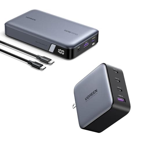 UGREEN 100W 20000mAh Power Bank Bundle with 100W USB C Charger