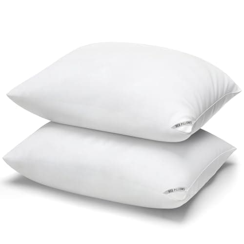 Piwaal Luxury Hotel Pillows for Sleeping 2 Pack,Bed Pillows Standard Size Set of 2,Down Alternative Filling,Pillows for Back,Stomach and Side Sleepers