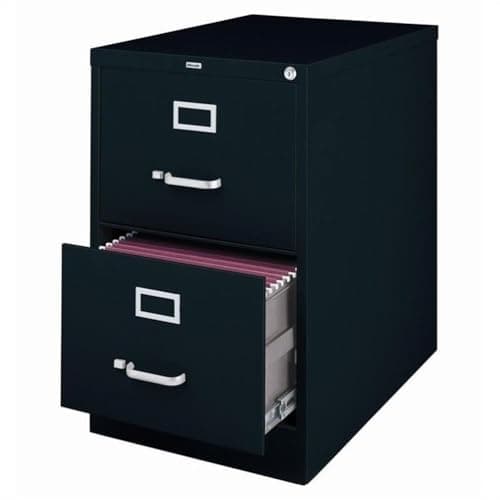 Hirsh Industries 2-Drawer Commercial Legal Size File Cabinet Finish: Black