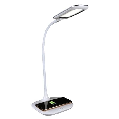 OttLite® Prevention LED Desk Lamp With Wireless Charging, 19-1/2"H, White
