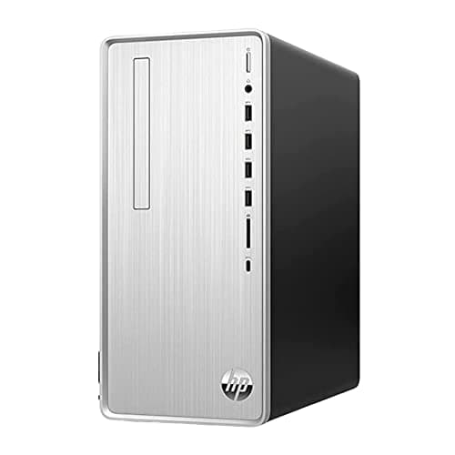 HP Pavilion Desktop PC, AMD Ryzen 5 5600G, 12 GB RAM, 512 GB SSD, Windows 11 Home, Wi-Fi 5 & Bluetooth Connectivity, 9 USB Ports, Wired Keyboard and Mouse Combo, Pre-Built PC Tower (TP01-2040, 2022)