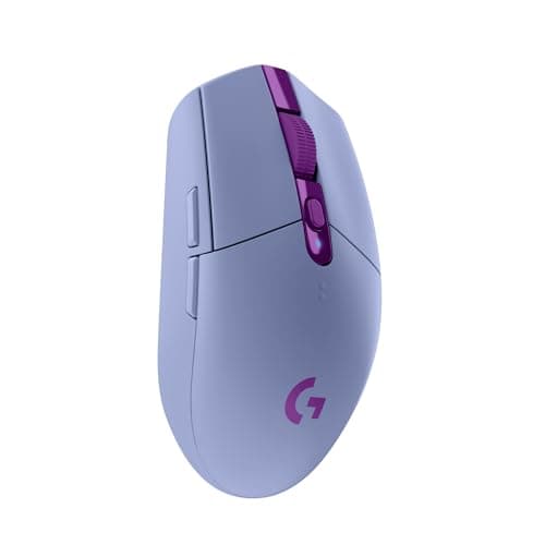 Logitech G305 Lightspeed Wireless Gaming Mouse, Hero Sensor, 12,000 DPI, Lightweight, 6 Programmable Buttons, 250h Battery, On-Board Memory, Compatible with PC, Mac - Lilac