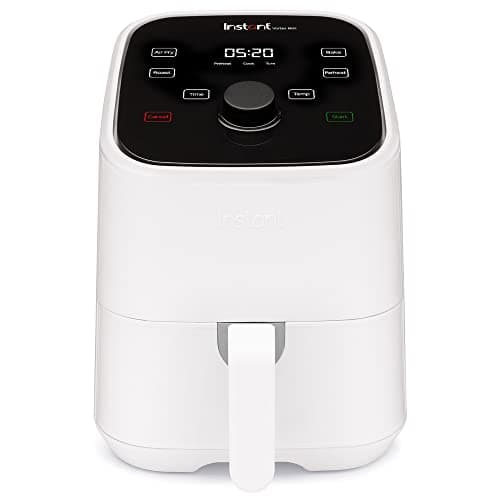 Instant Pot Vortex 2QT Mini Air Fryer,Small Air fryer that Crisps,Reheats, Bakes, Roasts for Quick Easy Meals,Includes over 100 In-App Recipes,is Dishwasher-Safe,from the Makers of Instant Pot, White