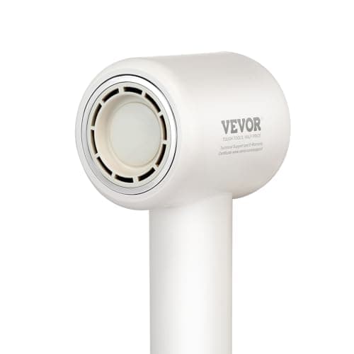 VEVOR High-Speed Hair Dryer with 102,000RPM Brushless Motor, 200 Million Negative Ions Hair Blow Dryer, 3-Color Temp LED Lights & 2 Speeds, Lightweight Hairdryer with Diffuser & Nozzle for Home Travel 9