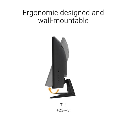 ASUS TUF Gaming 34” Ultra-Wide Curved Monitor (VG34VQ3B) – 21:9 QHD (3440x1440), 180Hz, 1ms, Extreme Low Motion Blur Sync, FreeSync Premium, Speaker, 90% DCI-P3, DisplayWidget Center, 3 yr Warranty 5