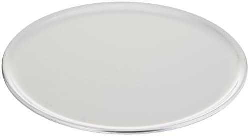 New Star Foodservice Restaurant-Grade Aluminum Pizza Pan, Baking Tray, Coupe Style, 10 Inch