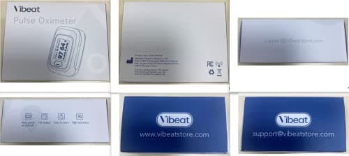 Vibeat Fingertip Pulse Oximeter, Blood Oxygen Saturation Monitor| O2 Meter, Portable SPO2 & Pulse Rate Monitor, Batteries and Lanyard Included 7