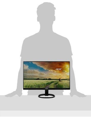 acer 23.8” Full HD 1920 x 1080 IPS Zero Frame Home Office Computer Monitor - 178° Wide View Angle - 16.7M - NTSC 72% Color Gamut - Low Blue Light - Tilt Compatible - VGA HDMI DVI R240HY bidx 7