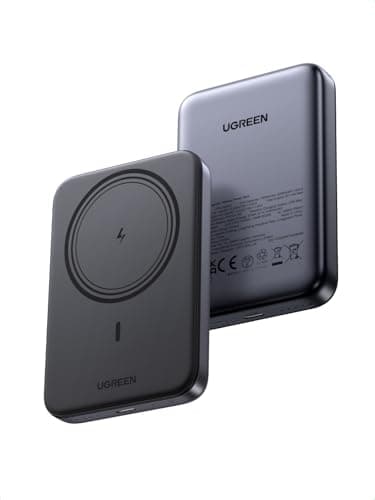 UGREEN Magnetic Power Bank,10,000mAh Wireless Portable Charger, PD 20W Fast Charging Battery Pack with USB-C for Magsafe, iPhone 17/17 Pro/17 Air/17 Pro Max/16/16 Pro/16 Pro Max, iPhone15/14/13 Series 9
