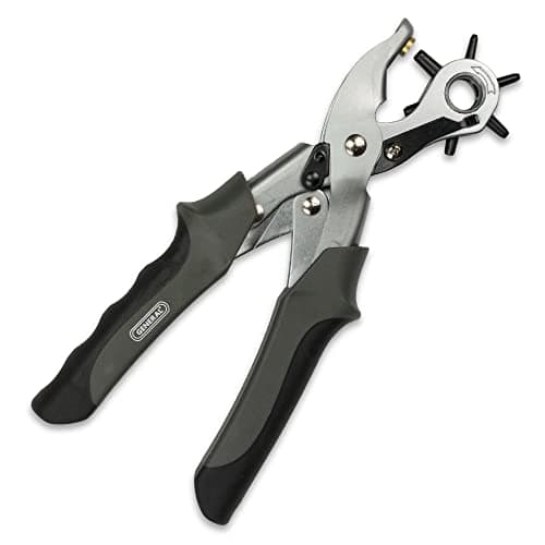 General Tools Revolving Punch Pliers 73 - 6 Multi-Hole Sizes For Leather, Rubber, & Plastic - Hobbies & Crafts 11