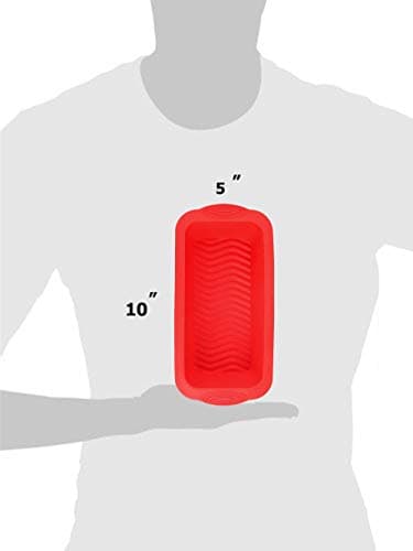 POPBLOSSOM Set of Two Nonstick Loaf Pan For Homemade Bread Making,Soap, Fudge, Meatloaf and more (2 Pack Bread Mold) 3