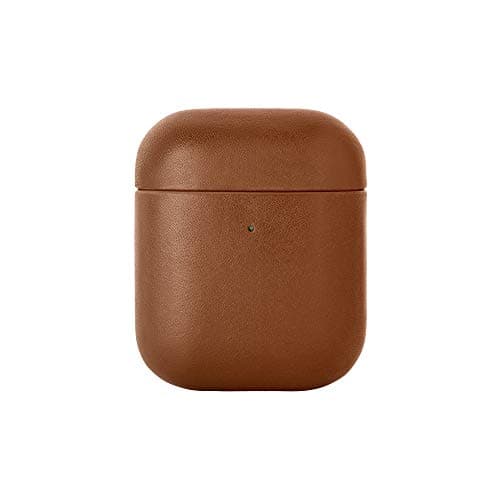 Native Union Leather Case for AirPods – Handcrafted Fully-Wrapped Genuine Italian Leather case – Support Wireless Chargers – Compatible with AirPods Gen 1 & Gen 2 (Tan)