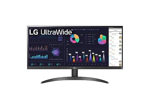 LG 29WQ500 29-Inch UltraWide FHD IPS HDR10 Monitor with AMD FreeSync, Dynamic Action Sync, and Low Latency for Gaming (Black)