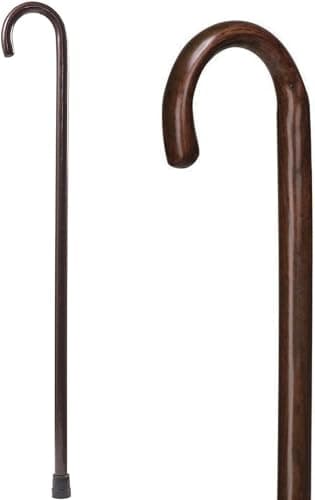 Wooden Cane Walnut Finish