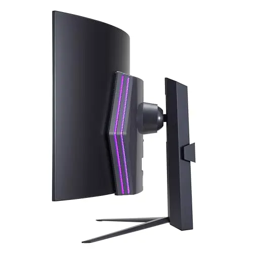 LG 45GR95QE-B Curved Ultragear Gaming Monitor 45-Inch (3440 x 1440) OLED Display, 240Hz Refresh Rate, 0.03ms GtG Response Time, NVIDIA G-SYNC Compatible, Contrast Ratio 1.5M:1, Black 11