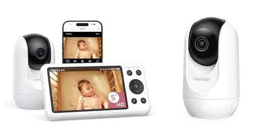 Momcozy Smart WiFi Baby Monitor with Camera & Baby Monitor BM04 Add-on Camera
