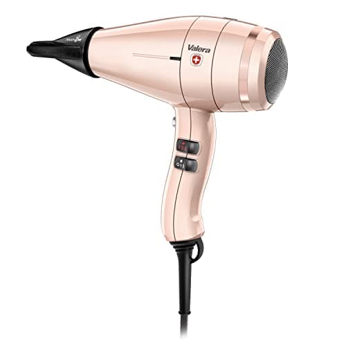 Valera 3000 Professional ion hairdryer, Powerful and Lightweight, Soft Touch Finish, Color Rose Gold