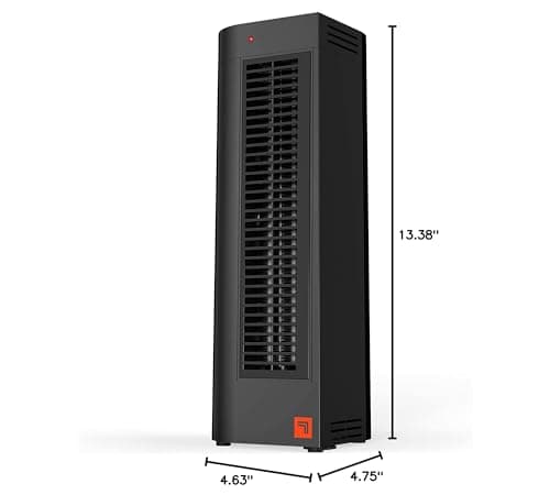 Sharper Image CERAMIC 3 Personal Tower Space Heater with 2 Heat Settings, Tip-Over Protection, Cool Touch Case, Touch Controls 7