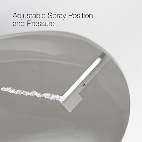 Kohler PureWash E580 Elongated Bidet Toilet Seat, White, Quiet-Close Lid Prevents Slamming, Self-Cleaning Wand, Adjustable Water Pressure with Multiple Cleansing Options 7