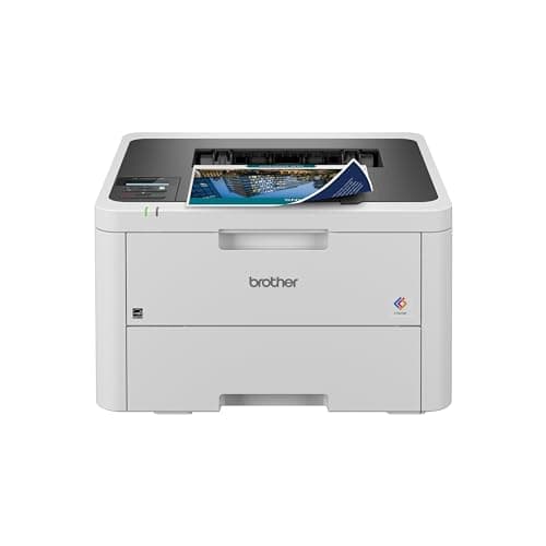 Brother Color Laser Printer with Wireless Printing Fast 19 PPM Output, Duplex Feature, Mobile Device Compatible, 250-Sheet Paper Tray for Professional Home Office Printing (HL-L3220CDW)