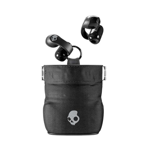 Skullcandy Push 720 Open Wireless Open Ear Bluetooth Earbuds, Headphones, Waterproof, Clip-On Lightweight Design, 30 Hours Battery, Wireless Charging Pouch, Microphone for iPhone Android - True Black 7