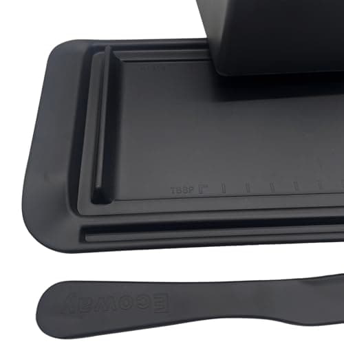 Bamboo Butter Dish with Lid,Knife,Large Butter Keeper for Countertop and Fridge,Holder Container for 2 Sticks East Coast/West Coast/European Style/Kerrygold Butter,Dishwasher Safe,Black 3