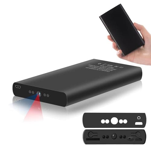 TONGCAM Hidden Camera Charger, 1080P Video Recording Cam with Power Bank, 10,000mAh Battery, Portable Security Camera with Night Vision, Motion Detection, No WiFi, Black