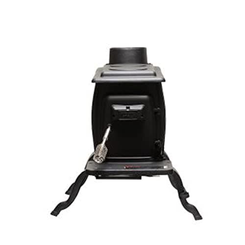 US Stove Company Cast Iron Wood Stove with Cool Touch Safety Handle, Heats up to 54,000 BTUs 8