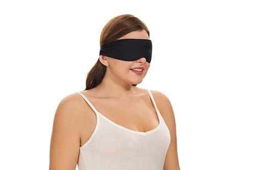 ALASKA BEAR Sleep Mask for Side Sleepers 2022 Headband Design, Cup-Shaped and Extra-Soft, 100 Blackout Eye Mask Shades Cover for Men and Women Home or Travel, Machine Washable, Black 8